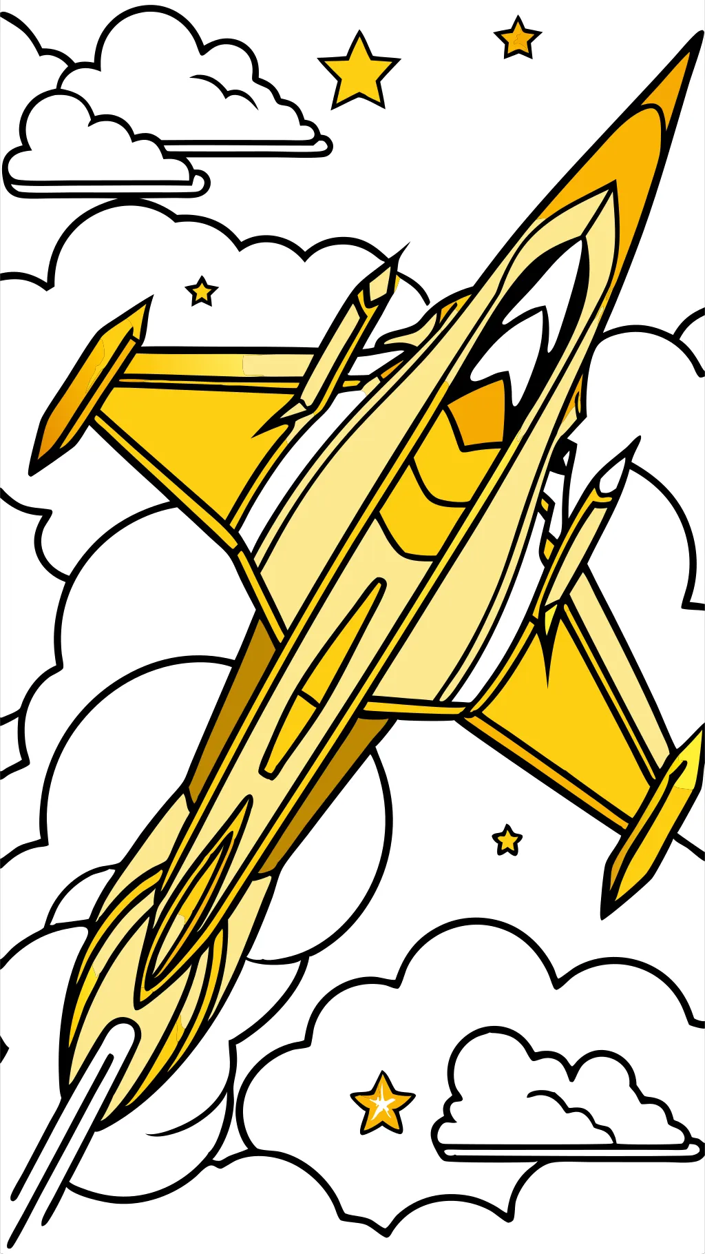 gold super sonic coloring pages